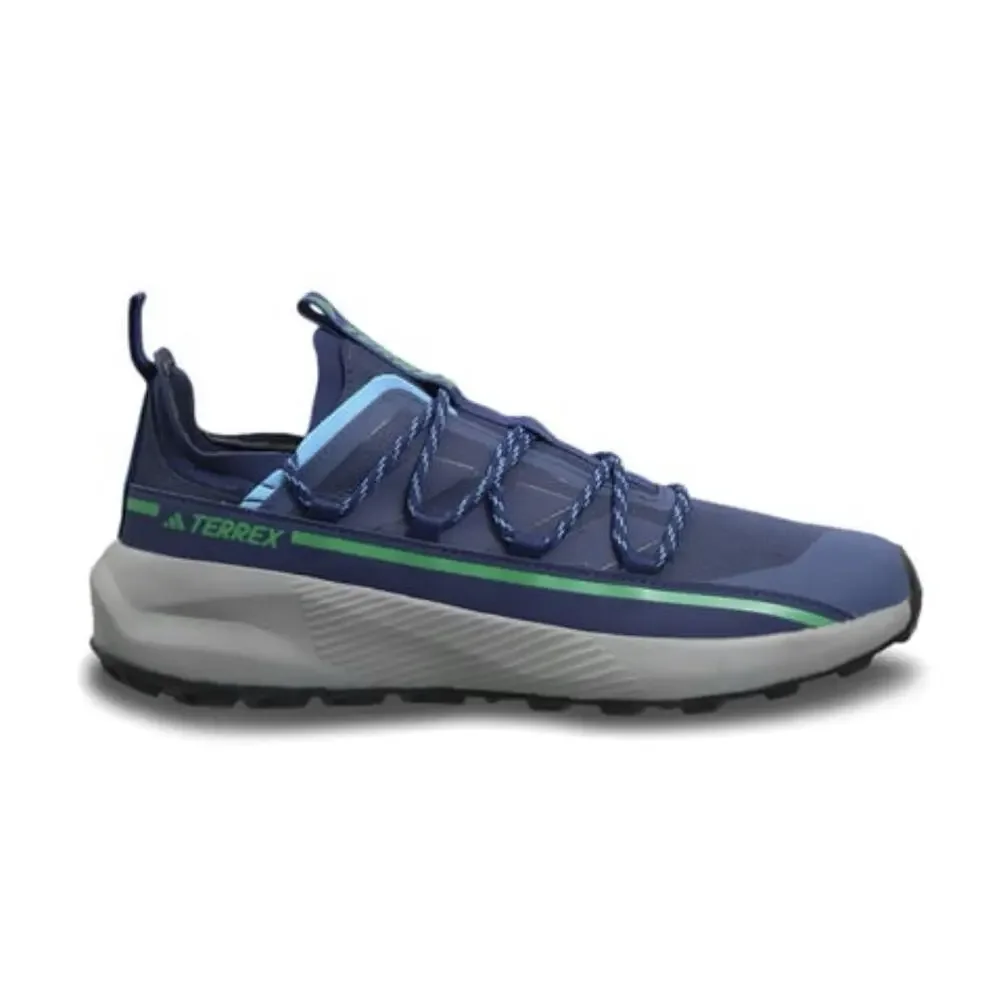 adidas Terrex Hike Lacer Men’s 10.5 Blue Hiking Trail Shoes New No Box
